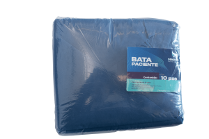 Bata para paciente color azul - Imagen 4